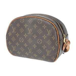 Louis Vuitton Blois Shoulder Canvas Bag Brown Monogram